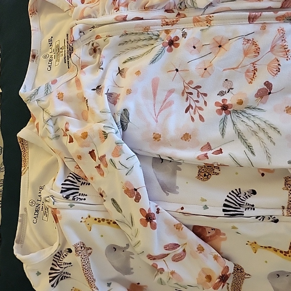 Caden Lane Zippers (Safari and Wildflower patterns)
